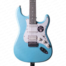 گیتار الکتریک طرح فندر آبی Fender HSS Strat Blue China