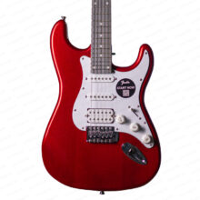 گیتار الکتریک طرح فندر قرمز Fender HSS Strat Red China
