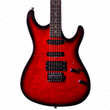گیتار الکتریک طرح آیبانِز قرمز ibanez HSS Strat Red China
