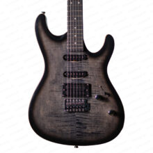 گیتار الکتریک طرح آیبانِز مشکی شفاف ibanez HSS Strat Trb China